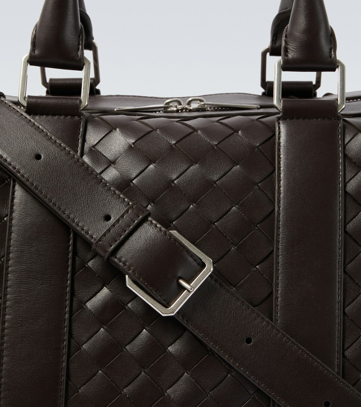 Bottega Veneta Intrecciato leather duffel bag