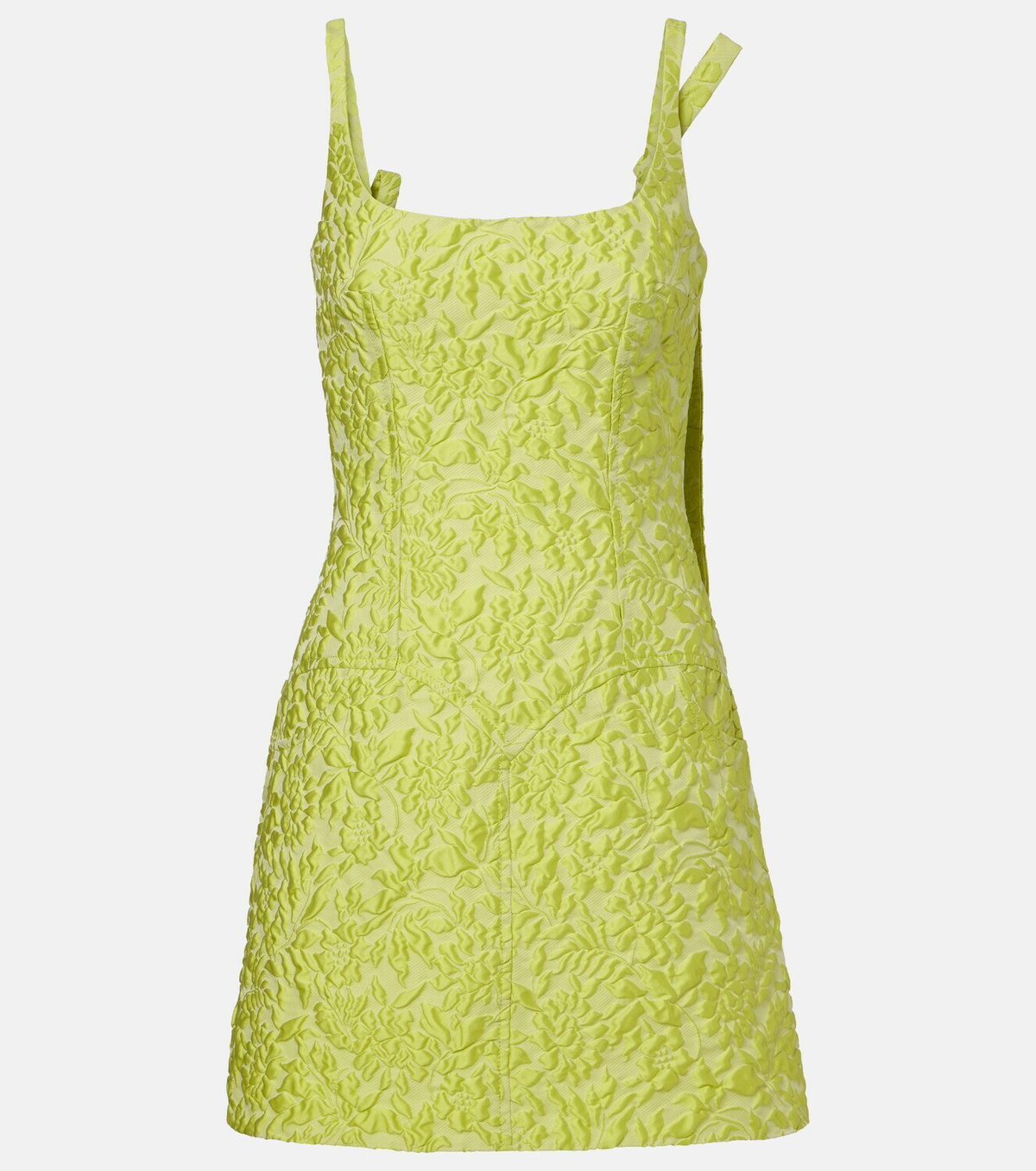 Emilia Wickstead Eliezer floral cloqué minidress