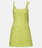 Emilia Wickstead Eliezer floral cloqué minidress