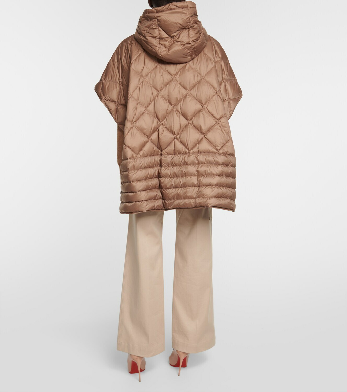 Max Mara The Cube Treman quilted puffer cape Max Mara