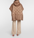 Max Mara The Cube Treman quilted puffer cape