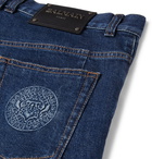 Balmain - Skinny-Fit Stretch-Denim Jeans - Men - Blue