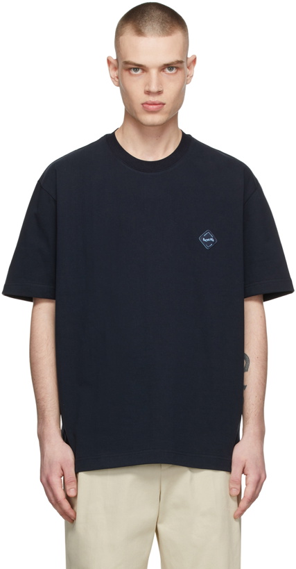 Photo: Solid Homme Navy Cotton T-Shirt