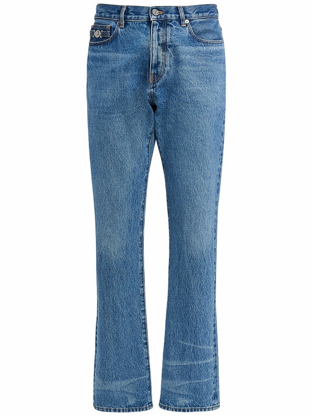 Photo: VERSACE - Cotton Denim Jeans