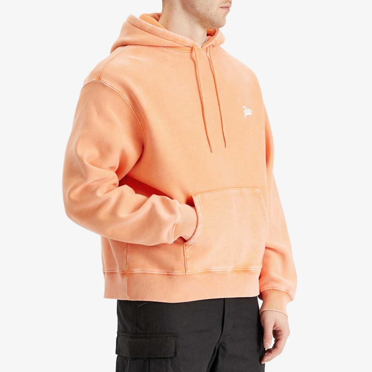 Patta Men's Classic Washed Hoodie in Melon