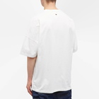 Tommy Jeans Men's Split Hem Flag T-Shirt in Ancient White