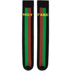 Gucci Black Fake Not Socks