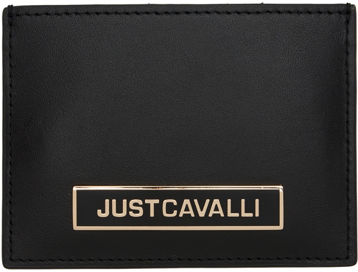 Photo: Just Cavalli Black Leather Card Holder