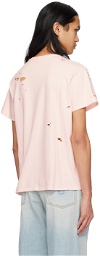 R13 Pink Printed T-Shirt