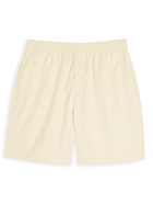 Axel Arigato Embroidered Cotton-poplin Shorts Beige