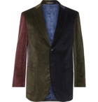 Noah - Colour-Block Cotton-Corduroy Suit Jacket - Multi