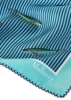 Mulberry Printed Silk Twill Scarf - Blue - One Size