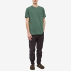 YMC Men's Wild Ones Striped T-Shirt in Green/Grey