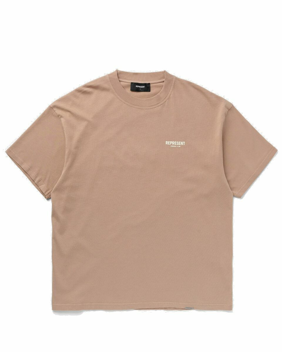 Photo: Represent Represent Owners Club T Shirt Beige - Mens - Shortsleeves