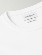 Oliver Spencer - Embroidered Organic Cotton-Jersey T-Shirt - White