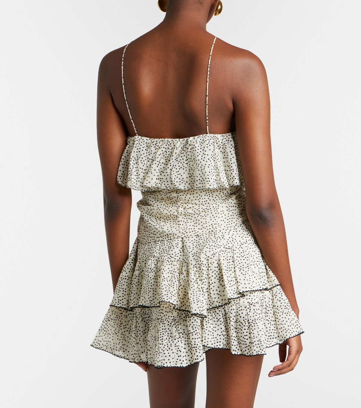 Marant Etoile Djimia halterneck cotton-blend top