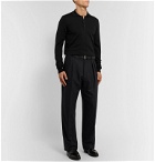 De Petrillo - Merino Wool Polo Shirt - Black