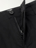 C.P. Company - Straight-Leg Cotton-Blend Cargo Shorts - Black