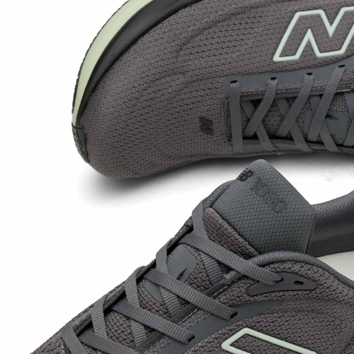 New Balance Men's 1080 v15 Sneaker in Magnet/Silver Moss