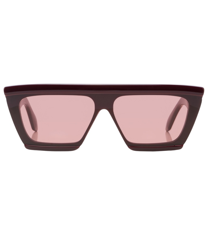 Photo: Alaïa Lettering Logo flat-top sunglasses