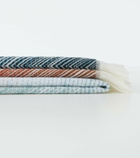 Missoni Ciro Zigzag fringed wool throw