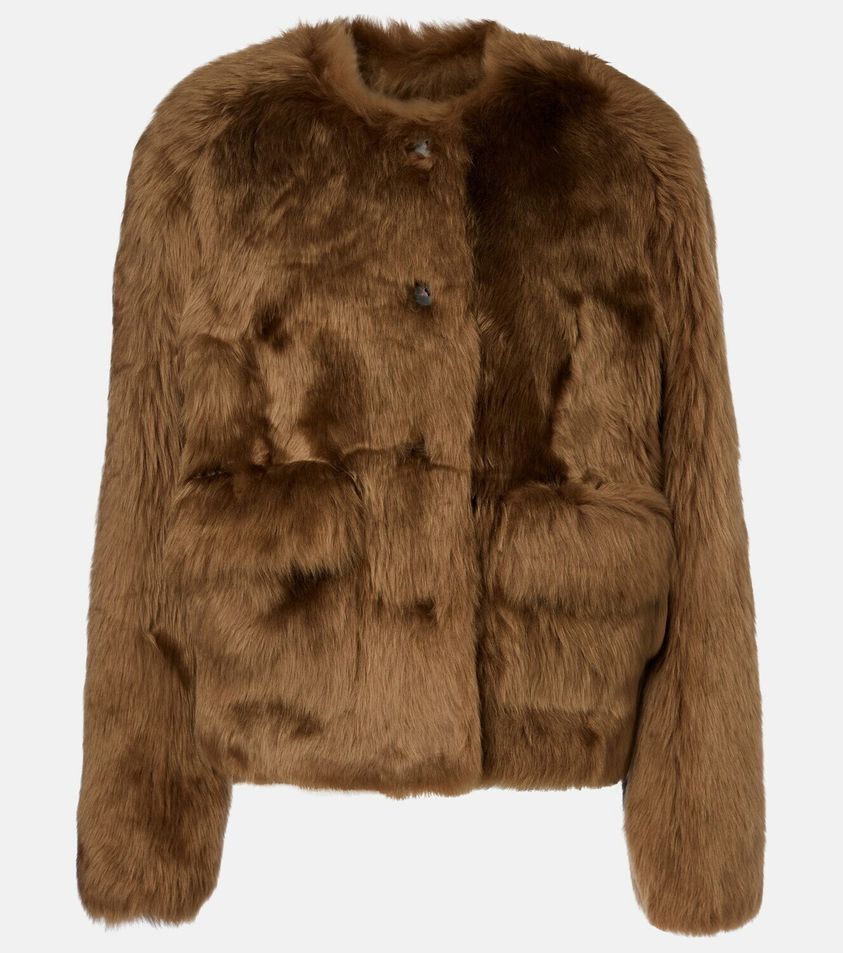 Altuzarra Maury faux-fur leather jacket