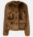 Altuzarra Maury faux-fur leather jacket