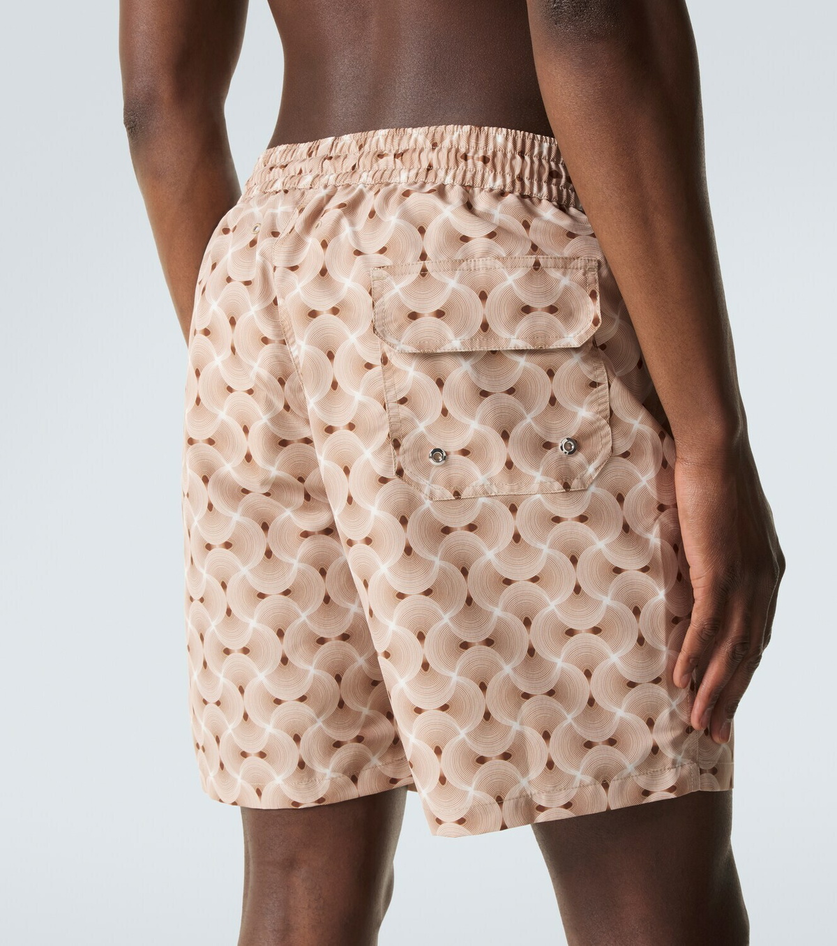 Frescobol Carioca Santos printed swim trunks