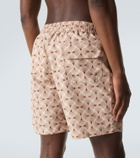 Frescobol Carioca Santos printed swim trunks