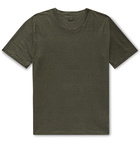 120% - Slub Linen T-Shirt - Green