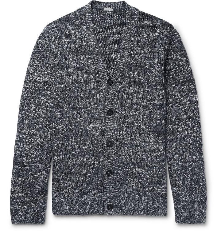 Photo: Massimo Alba - Mélange Linen and Silk-Blend Cardigan - Men - Gray