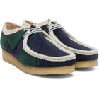 Clarks Originals Navy & Green Wallabee Derbys