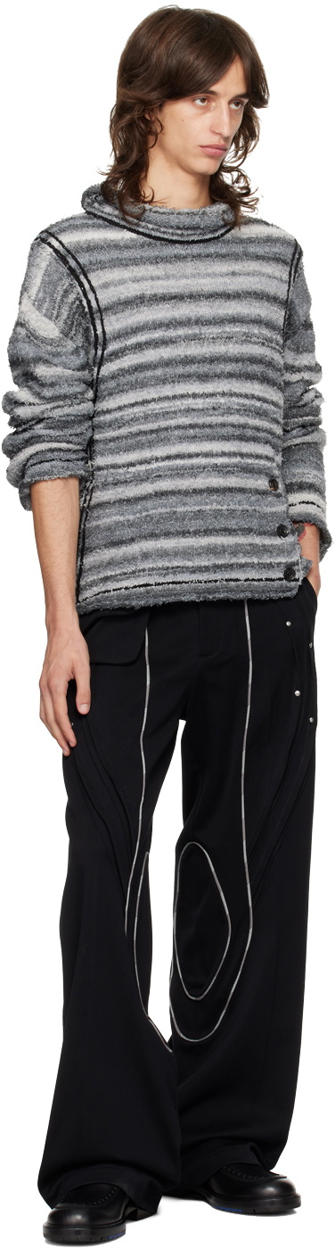 Kiko Kostadinov Black Chalice Trousers Kiko Kostadinov