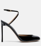 Tom Ford Patent leather slingback pumps