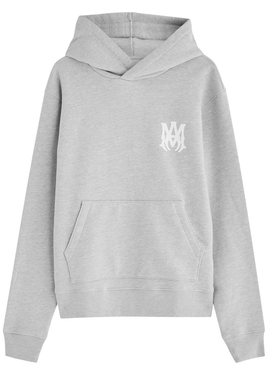 Amiri Core Hooded Cotton Sweatshirt Grey Amiri