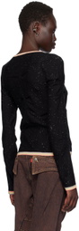 Kiko Kostadinov Black Zabriskie Long Sleeve Sweater
