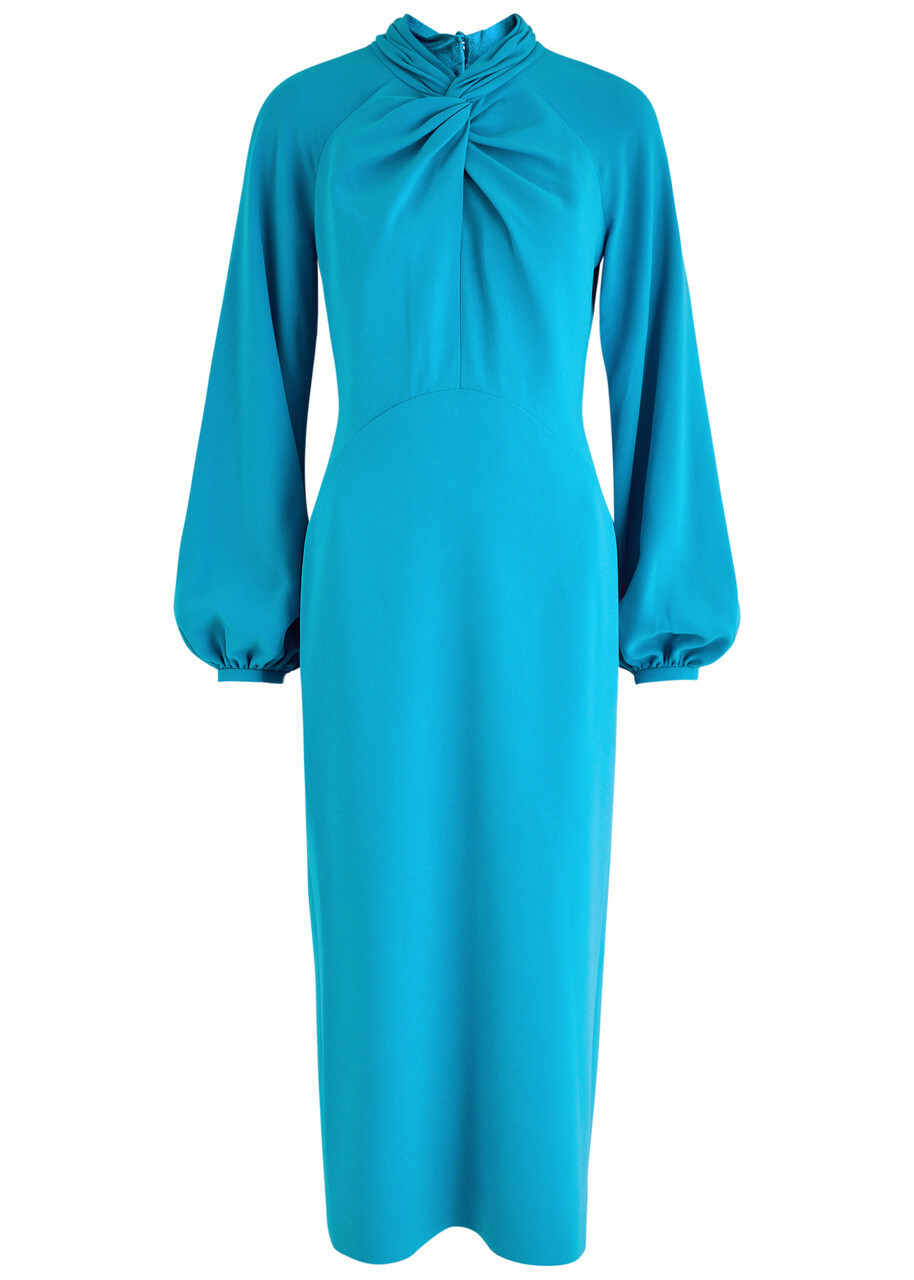 knee length dresses for ladies MONTHLY COLORS : OCTOBER Dress Turquoise Green  ISSEY MIYAKE EU