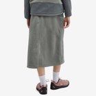 Snow Peak Women's Double Face Fleece Skirt in Grey