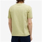 Folk Men's Contrast Sleeve T-Shirt in Light Sage