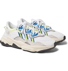 adidas Originals - Ozweego Suede and Mesh Sneakers - White