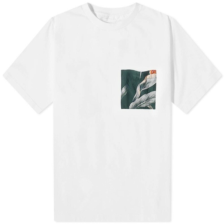Photo: SOPHNET. Men's Fabric Pocket T-Shirt in White
