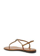 Giuseppe Zanotti Hobby 10 Crystal-embellished Leather Sandals Brown