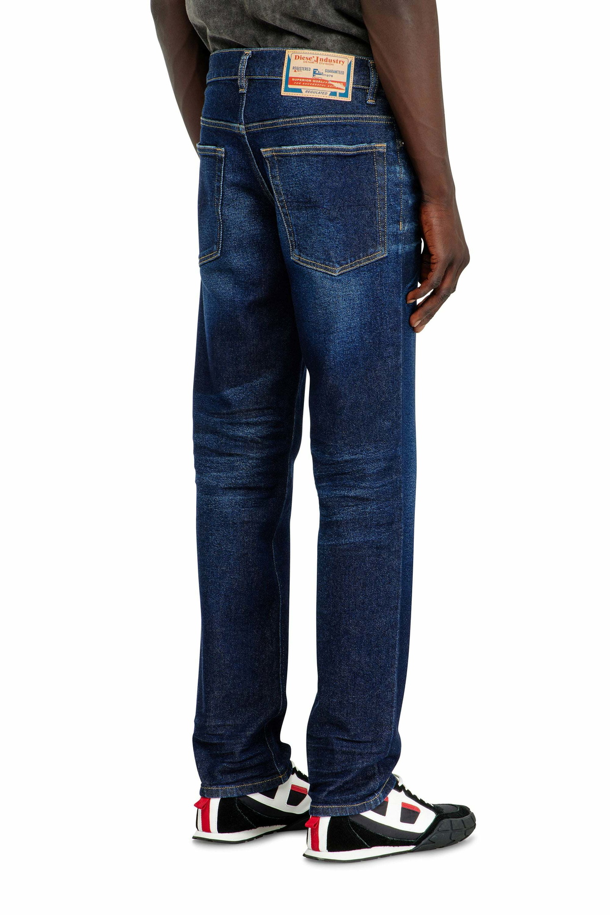 Diesel Regular Jeans Regular Waist 2023 D-Finitive, Dark blue, Button fly