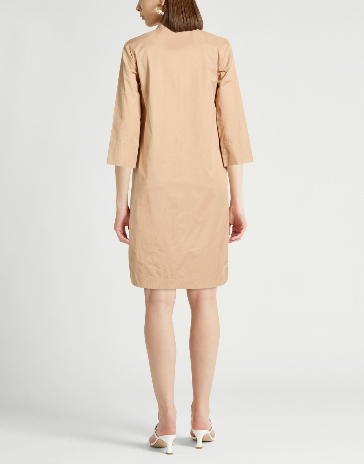 Peserico Womens Midi dress Sand