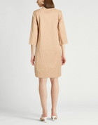 Peserico Womens Midi dress Sand