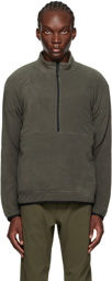 Goldwin Khaki Half-Zip Sweater