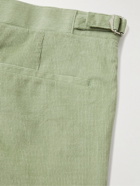 Richard James - Straight-Leg Cotton-Needlecord Suit Trousers - Green