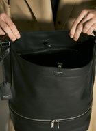 Saint Laurent Leather Hobo Tote Bag