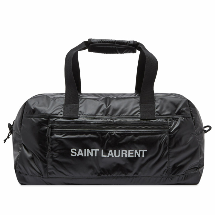 Photo: Saint Laurent Men's Ripstop Duffle Bag in Black