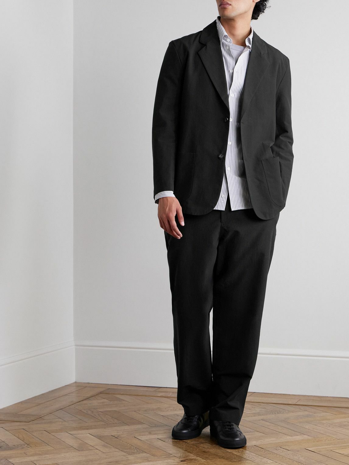 SSAM - Cotton and Silk-Blend Blazer - Gray